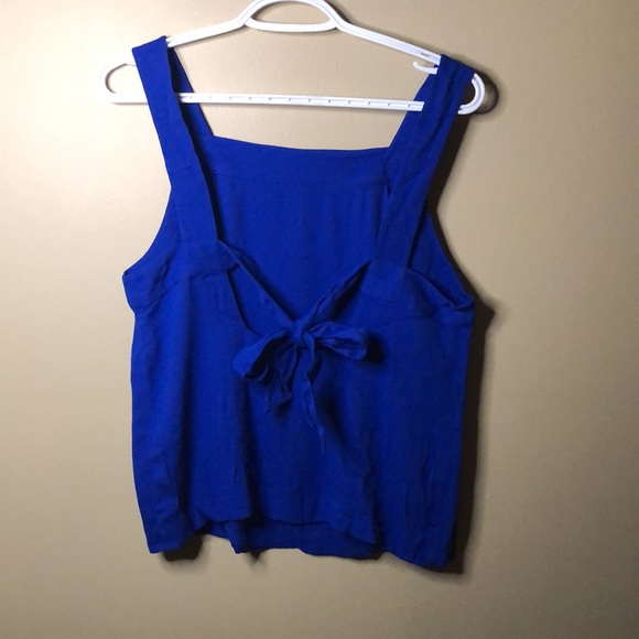 Madewell apron bow back tank NWT - Picture 3 of 6